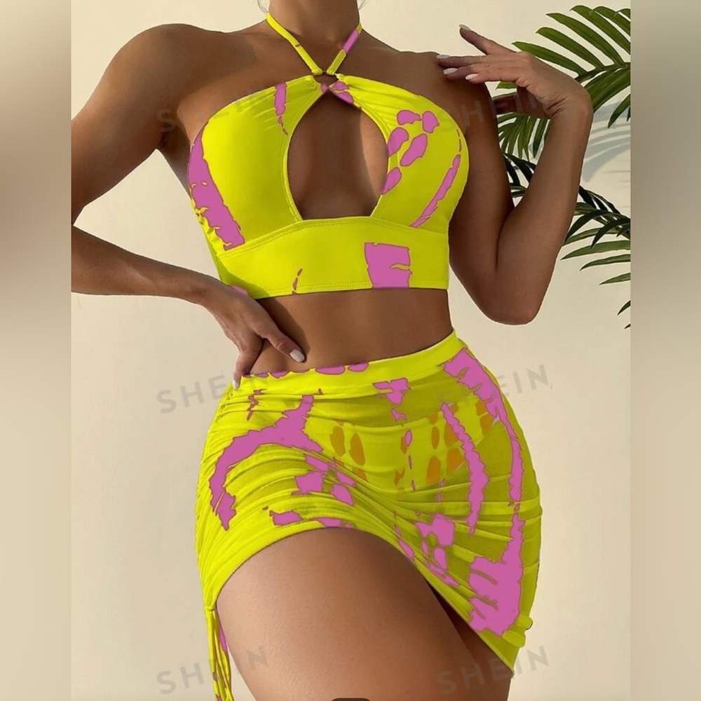 Two piece with matching sarong